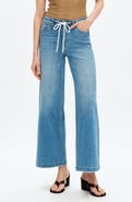 Bayeas Zephyrine Drawstring Wide Leg Jeans