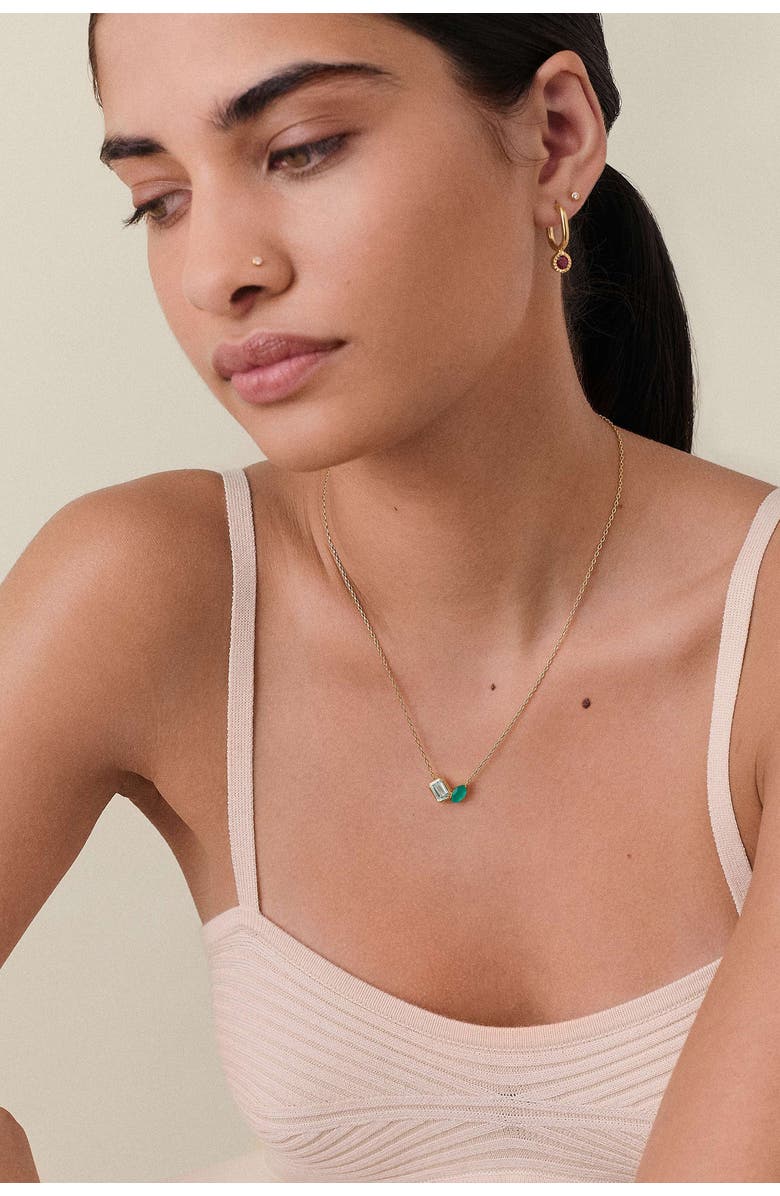 Edge of Ember Toi Et Moi Strength Necklace, Alternate, color, Metallic Gold