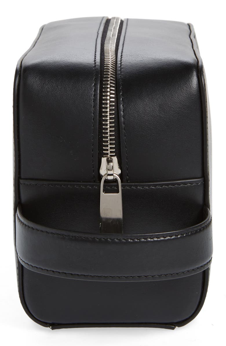 Off-White Quote Bookish Leather Pouch, Alternate, color, 