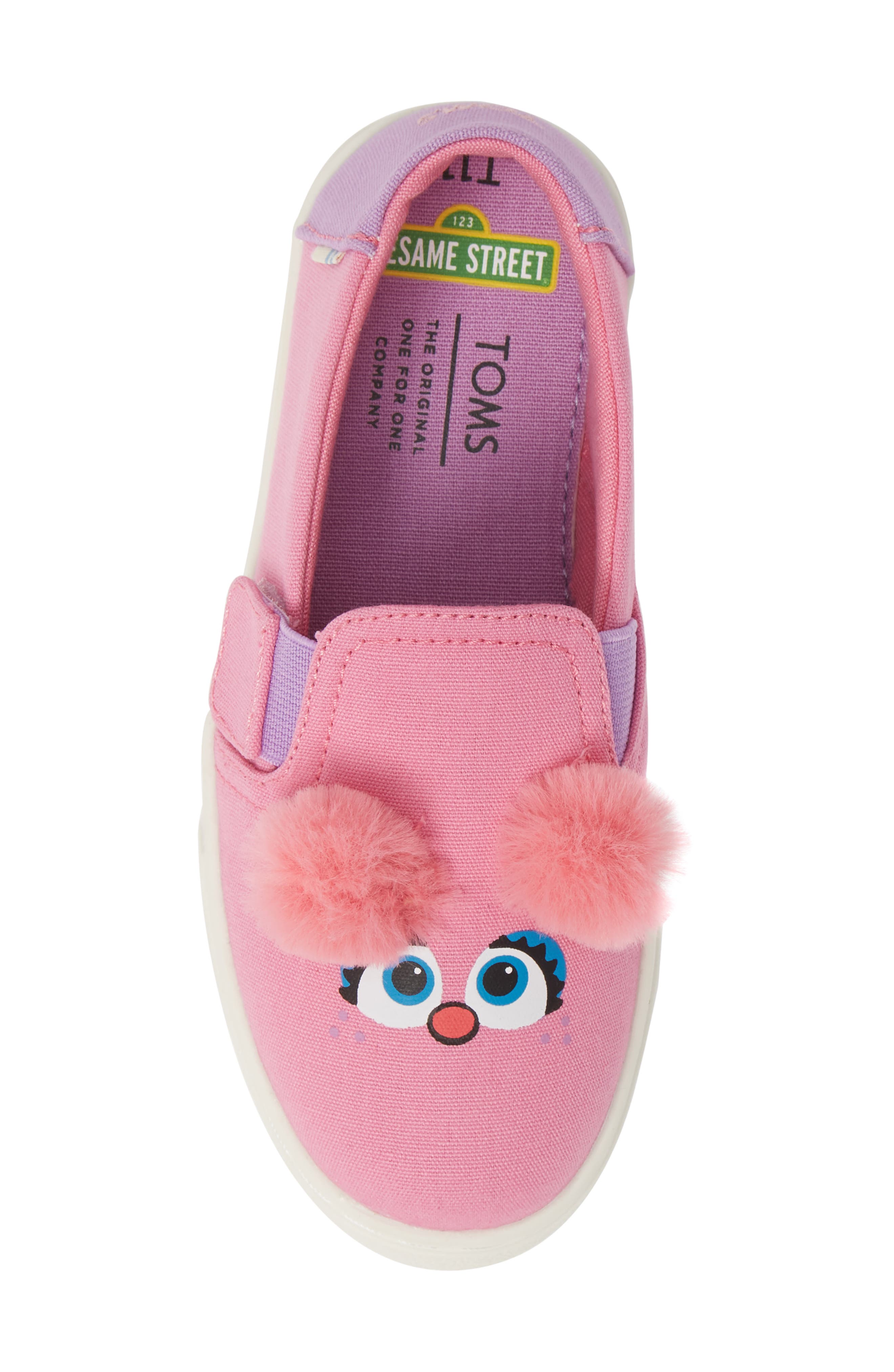 TOMS x Sesame Street<sup>®</sup> Luca - Abby Slip-On Sneaker, Alternate, color, 