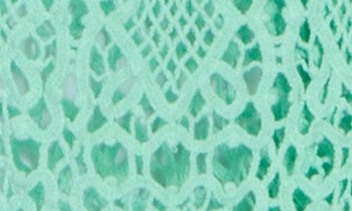 Area Stars Open Knit Cardigan Duster In Mint