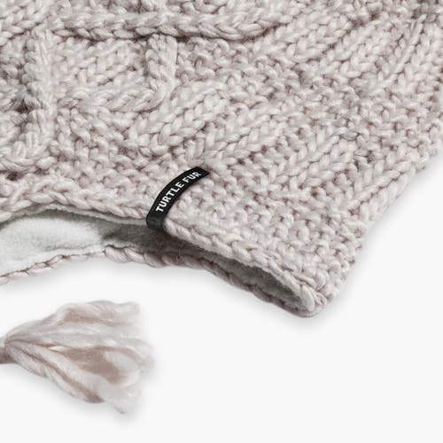 Turtle Fur Merino Wool Gianna Earflap Beanie In Neutral