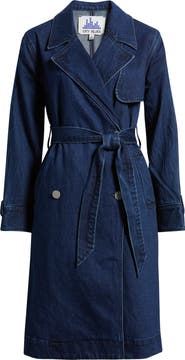 CITY BLUES Denim Trench Coat