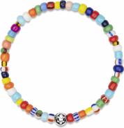 Nialaya Vintage Trifocal Beaded Wristband