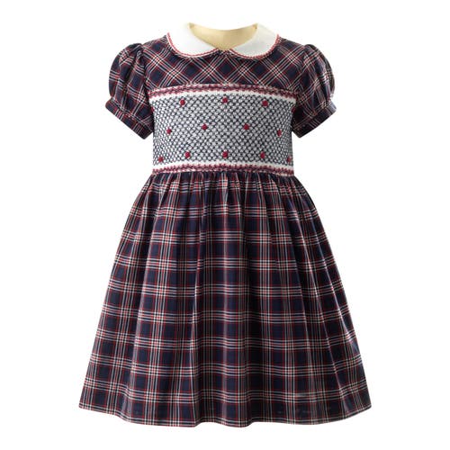 RACHEL RILEY RACHEL RILEY CHECK SMOCKED DRESS 