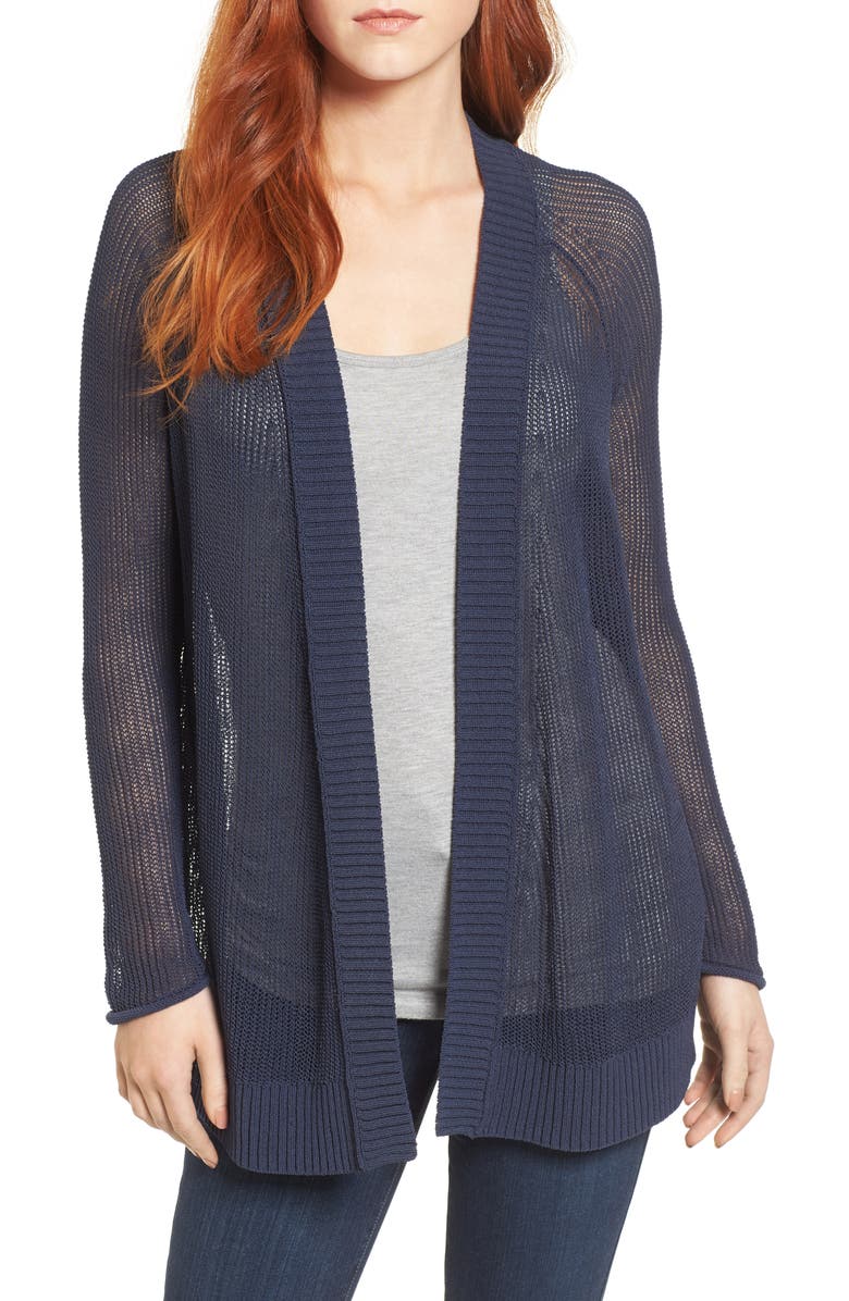 Caslon<sup>®</sup> OPEN STITCH CARDI, Main, color, 