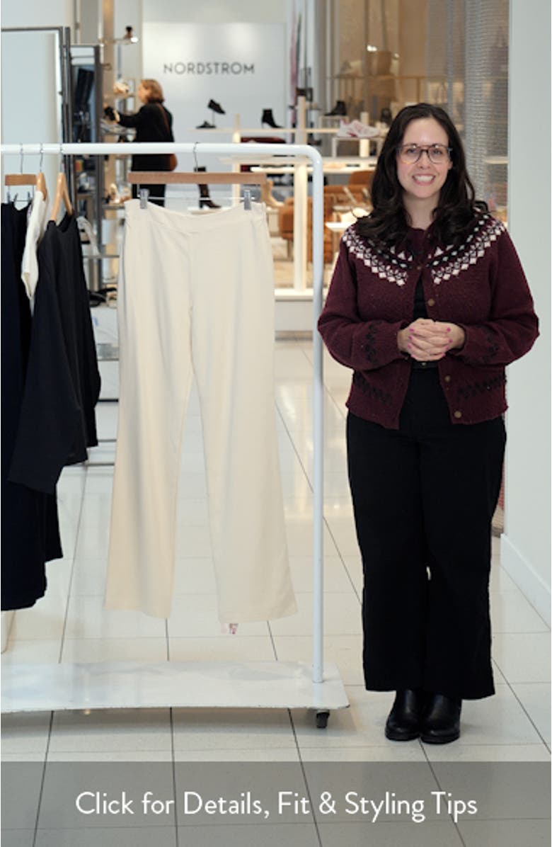 Chiara Straight Leg Crepe Trousers, sales video thumbnail