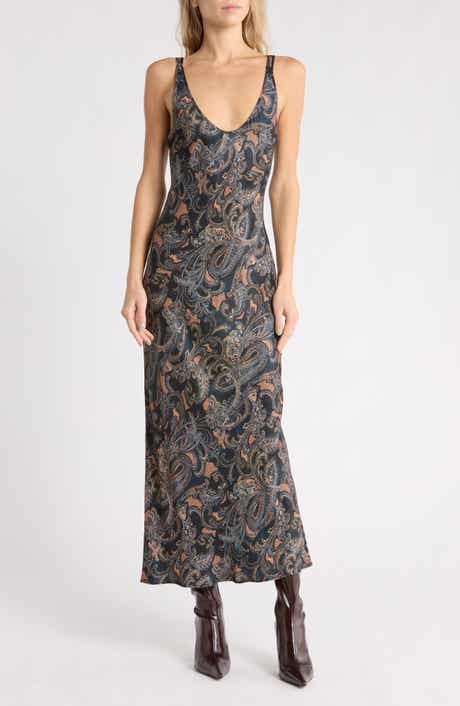 Akiya Paisley Maxi Tank Dress