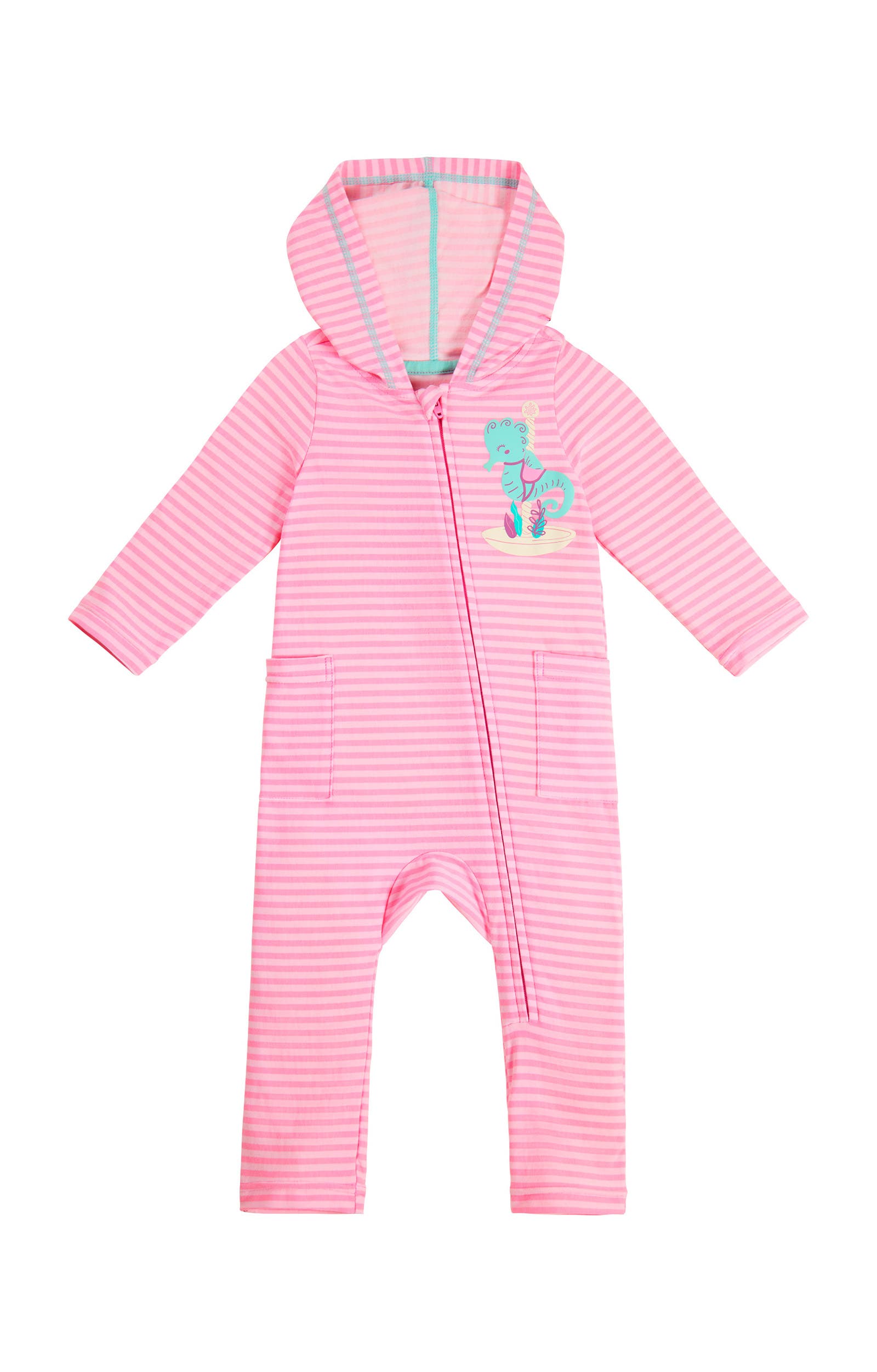 Light Pink Water Stripe