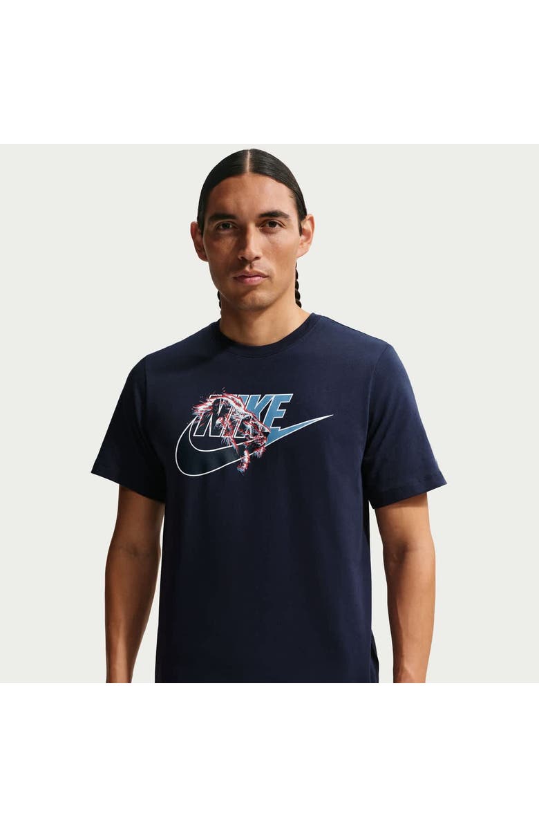Nike Men's Nike Navy England National Team Futura T-Shirt, Alternate, color, Navy