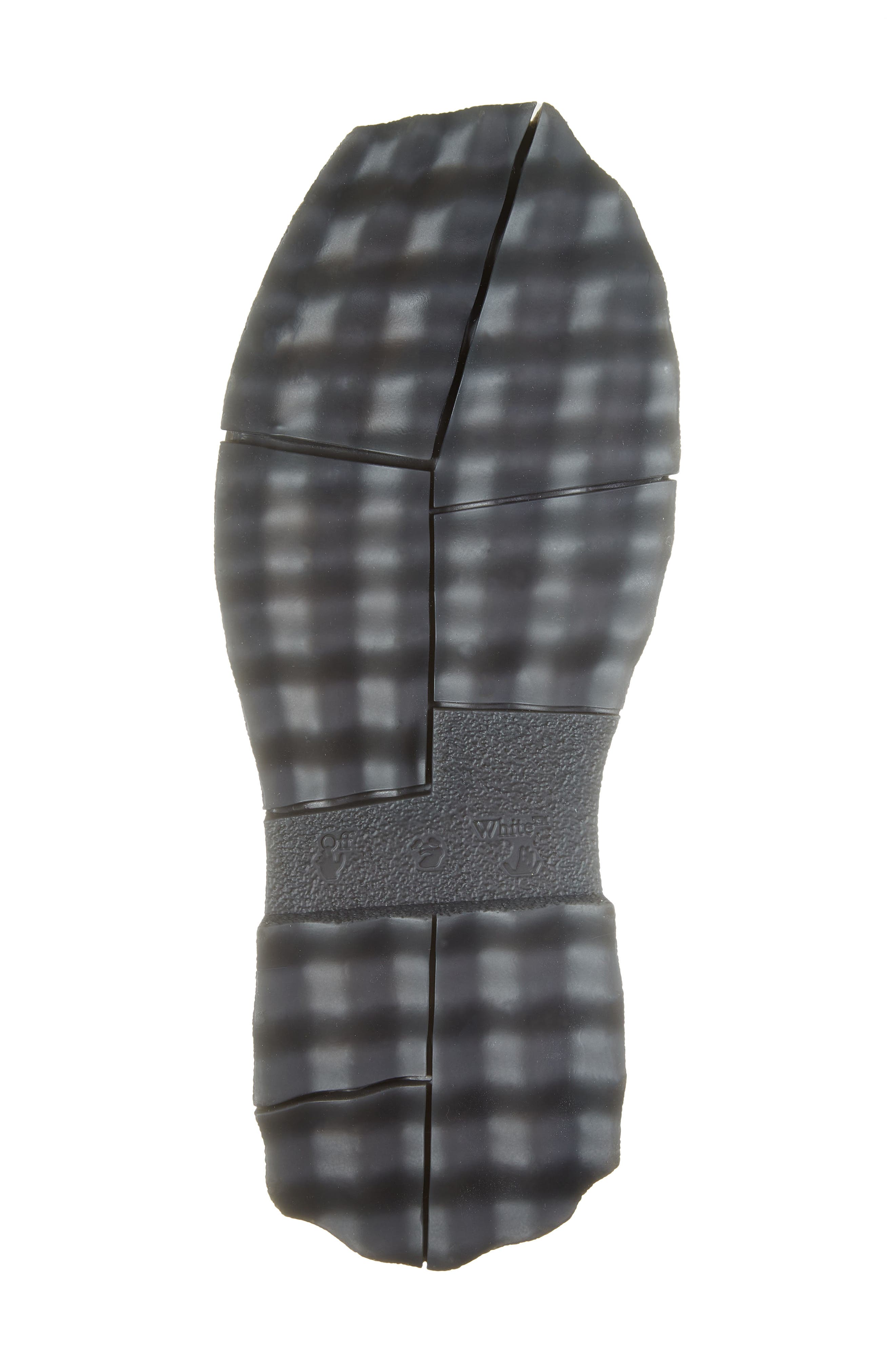 Off-White Sponge Sole Waterproof Rain Boot, Alternate, color, 