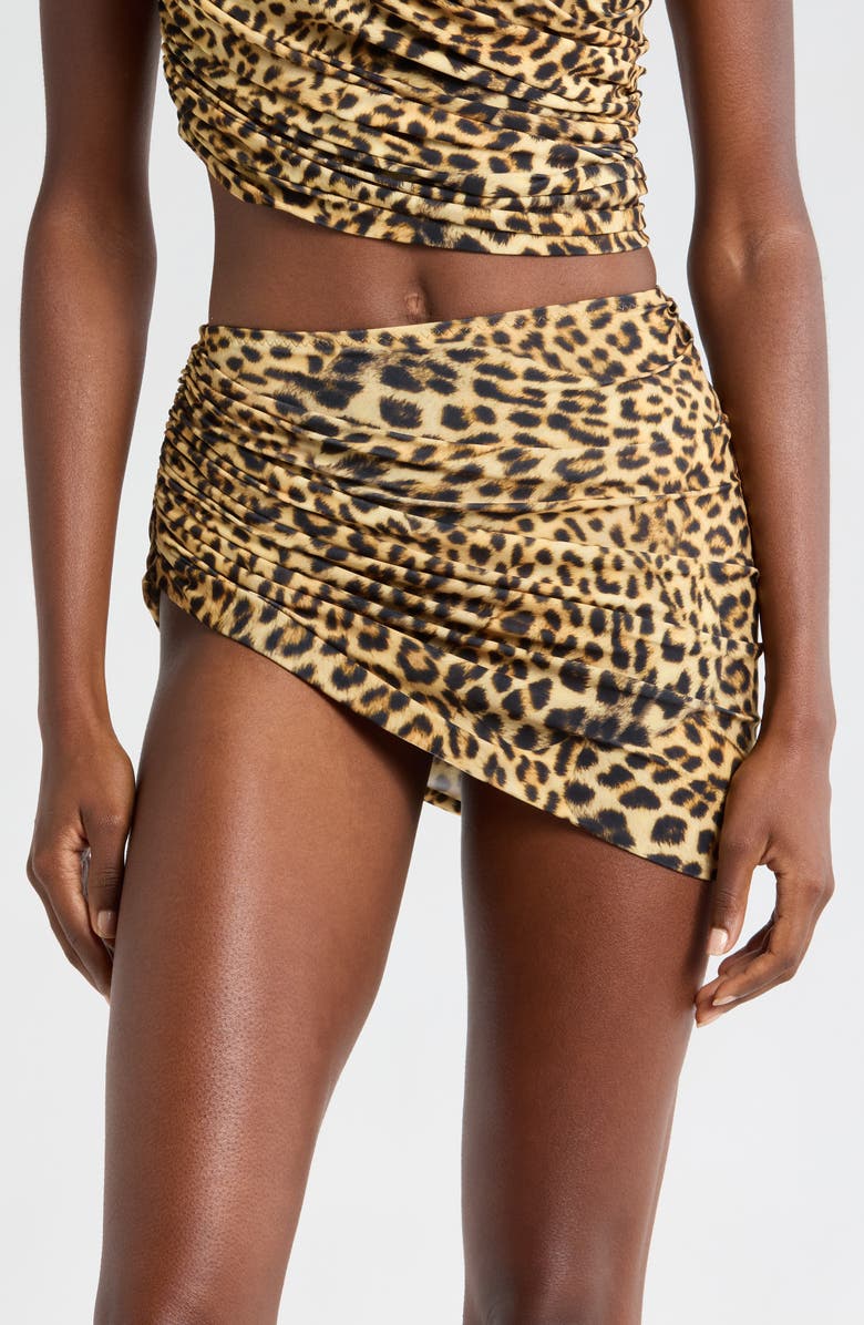 Norma Kamali Diana Ruched Bikini Bottoms, Main, color, 