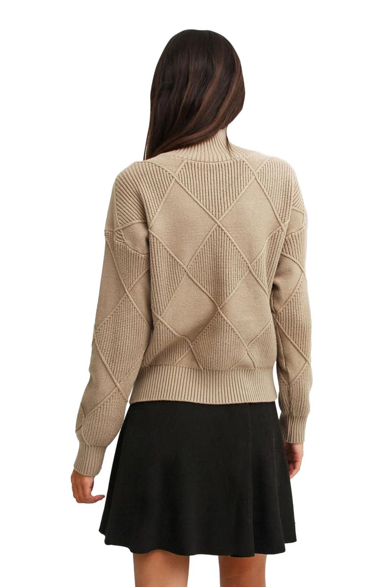 Belle 
Bloom The Academy Turtleneck Jumper, Alternate, color, Oat