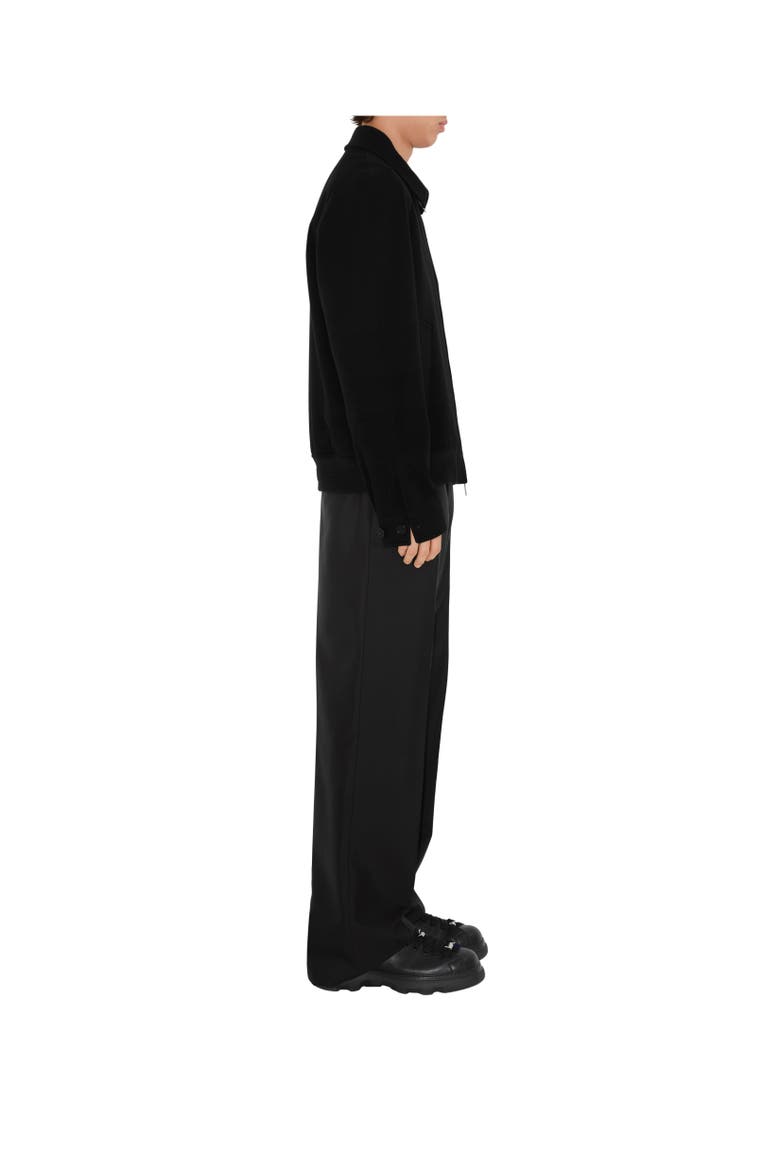 Cashmere Harrington Jacket, Alternate, color, Black