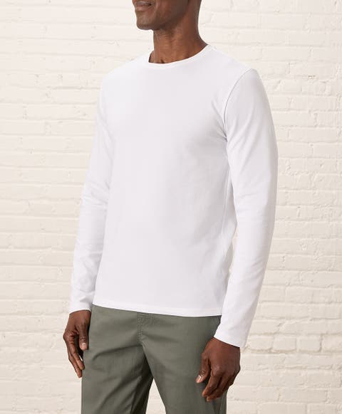 Luxe Essential Slim Long Sleeve Tee Made With Organic Cotton