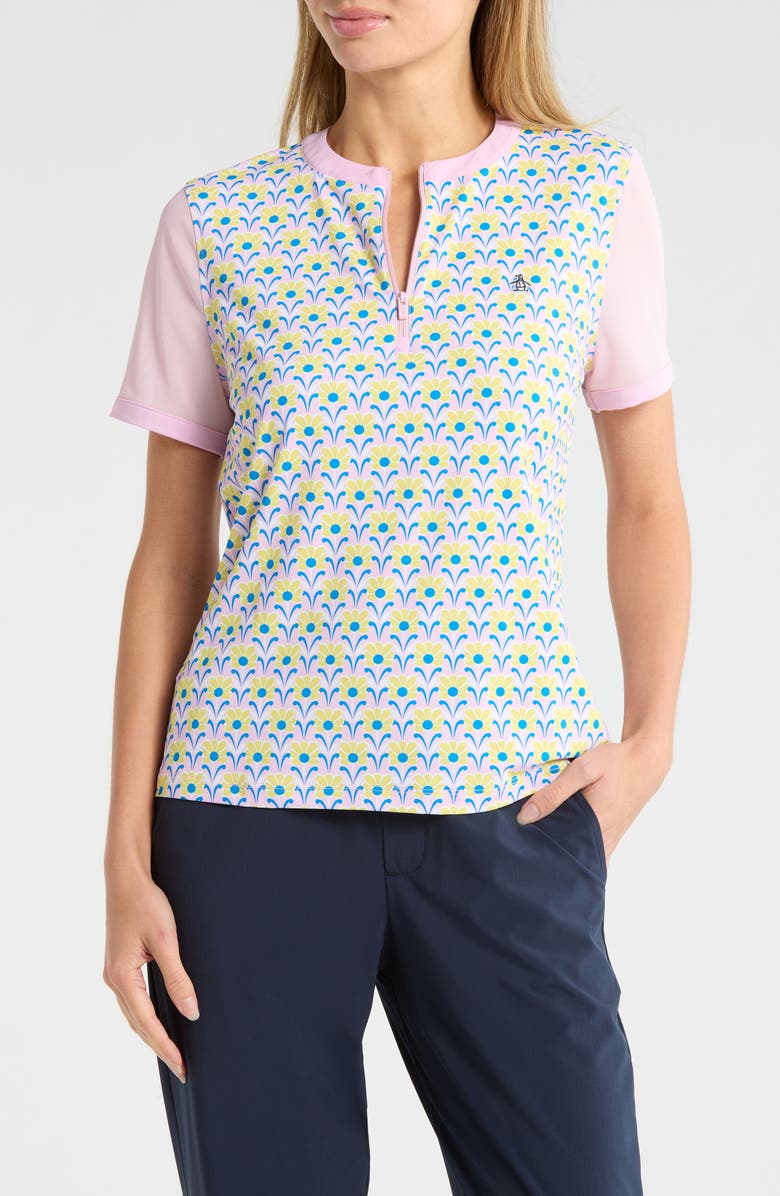 ORIGINAL PENGUIN GOLF Golf Knit T-Shirt, Main, color,