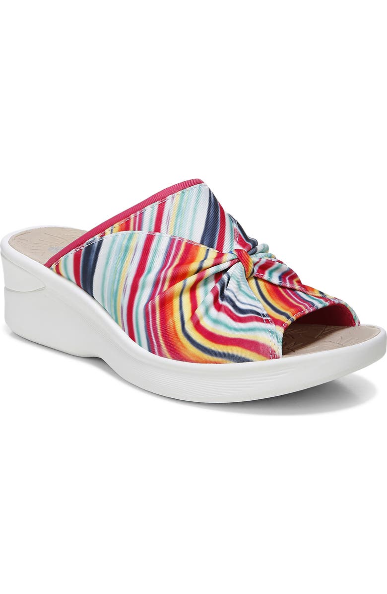 BZees Sunburst Wedge Sandal, Main, color,