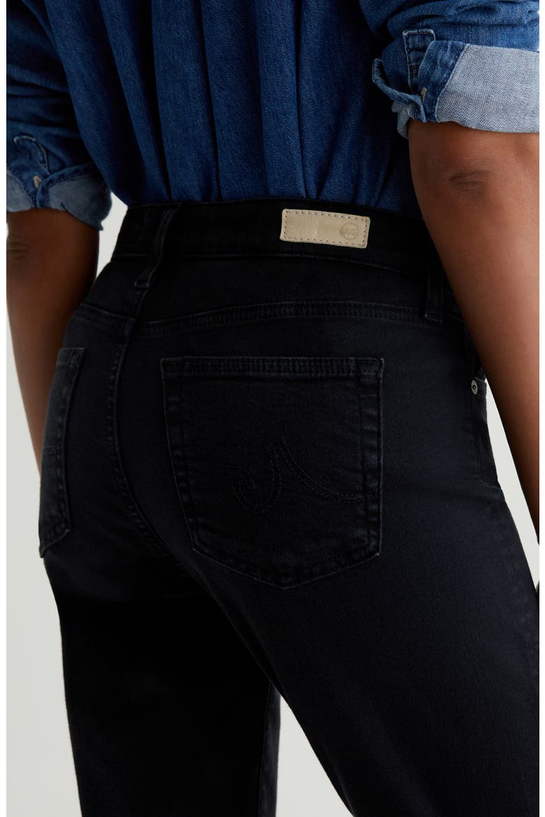 Mari Mid Rise Slim Straight Leg Crop Jeans, Alternate, color, SULFUR BLACK