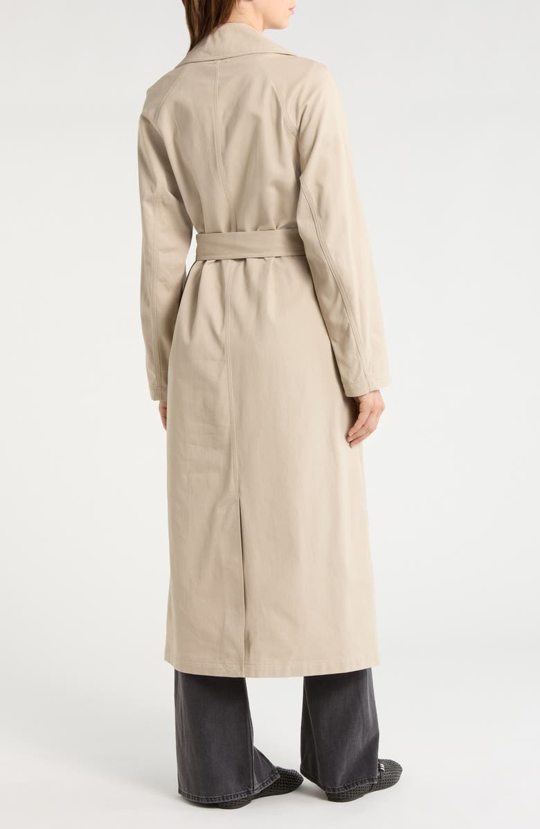 rag & bone Ginny Twill Trench Coat, Alternate, color, Sandstone