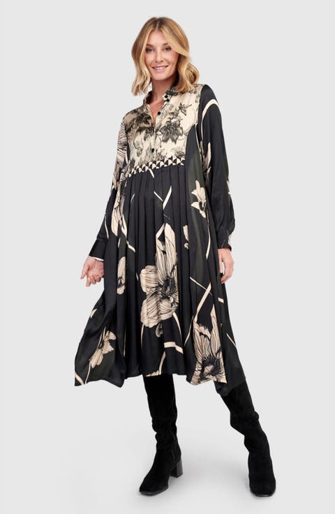 Filigree Babydoll Shirtdress