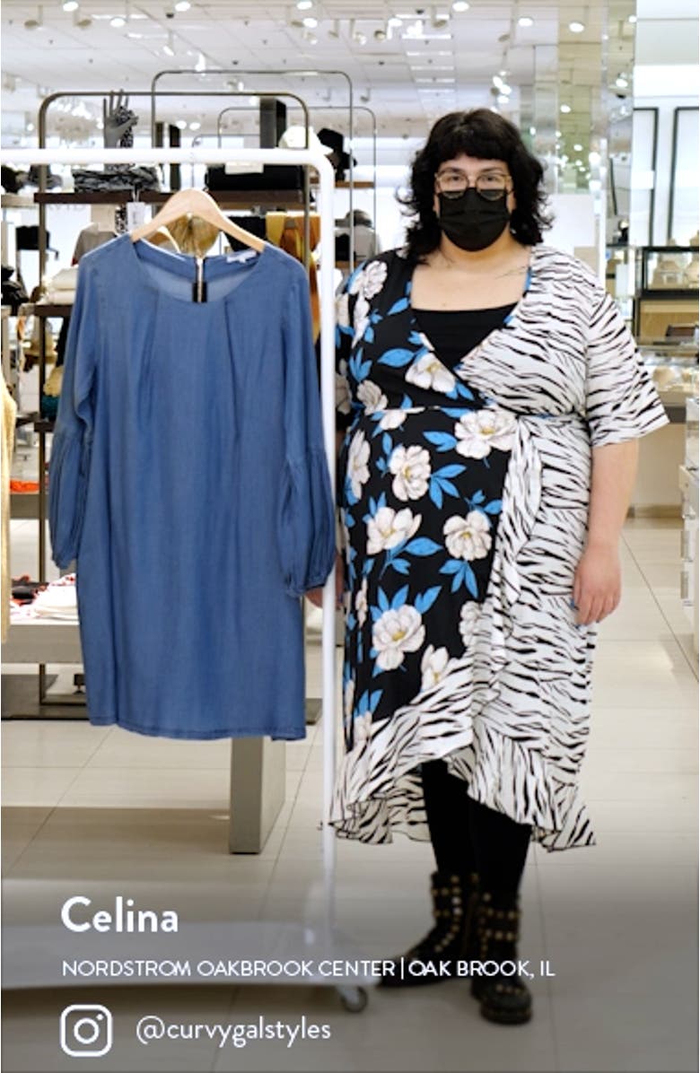 Balloon Sleeve Shift Dress, sales video thumbnail