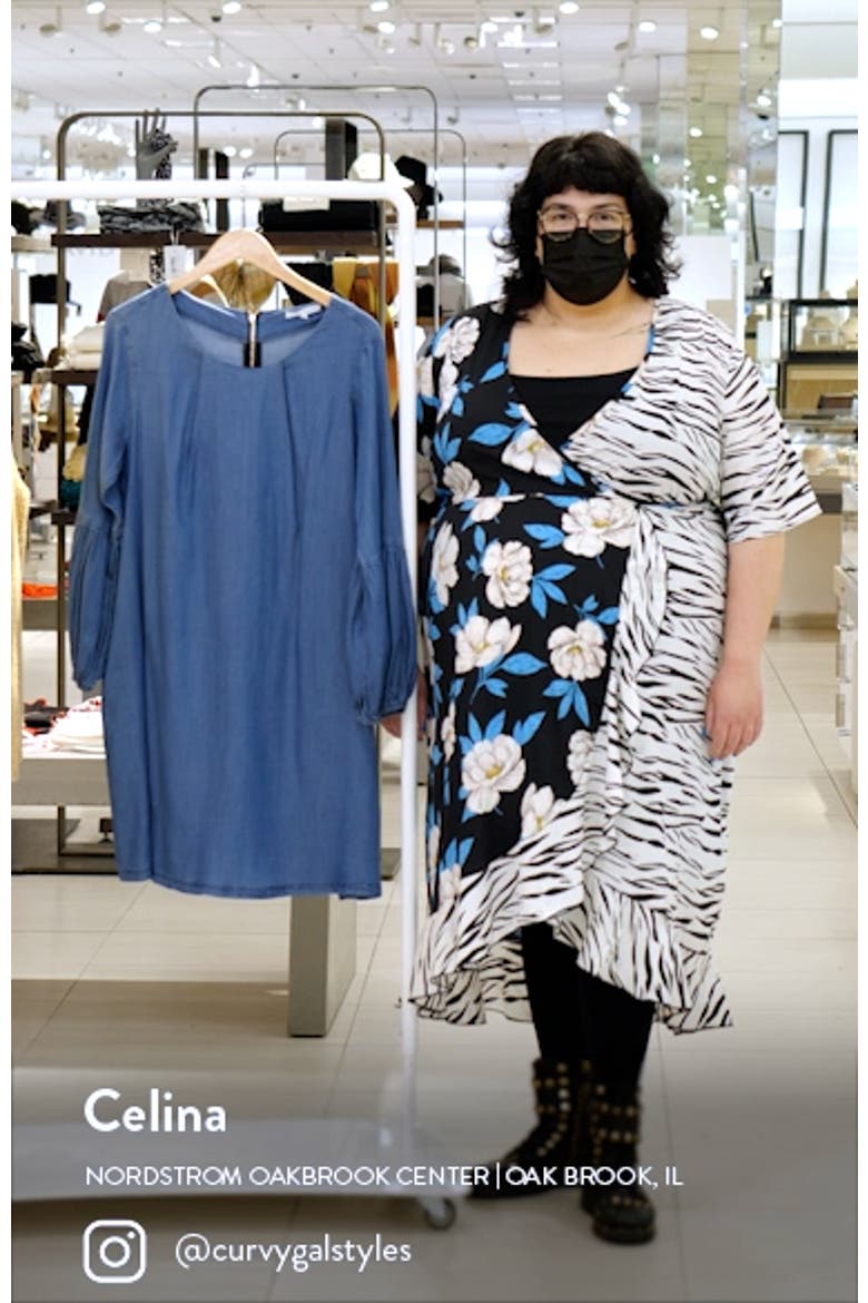 Balloon Sleeve Shift Dress video