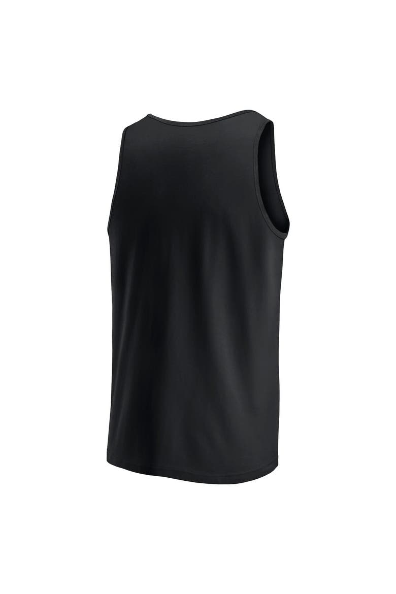 Men's Fanatics Branded Black Brooklyn Nets Wild Game Tank Top, Alternate, color, Black