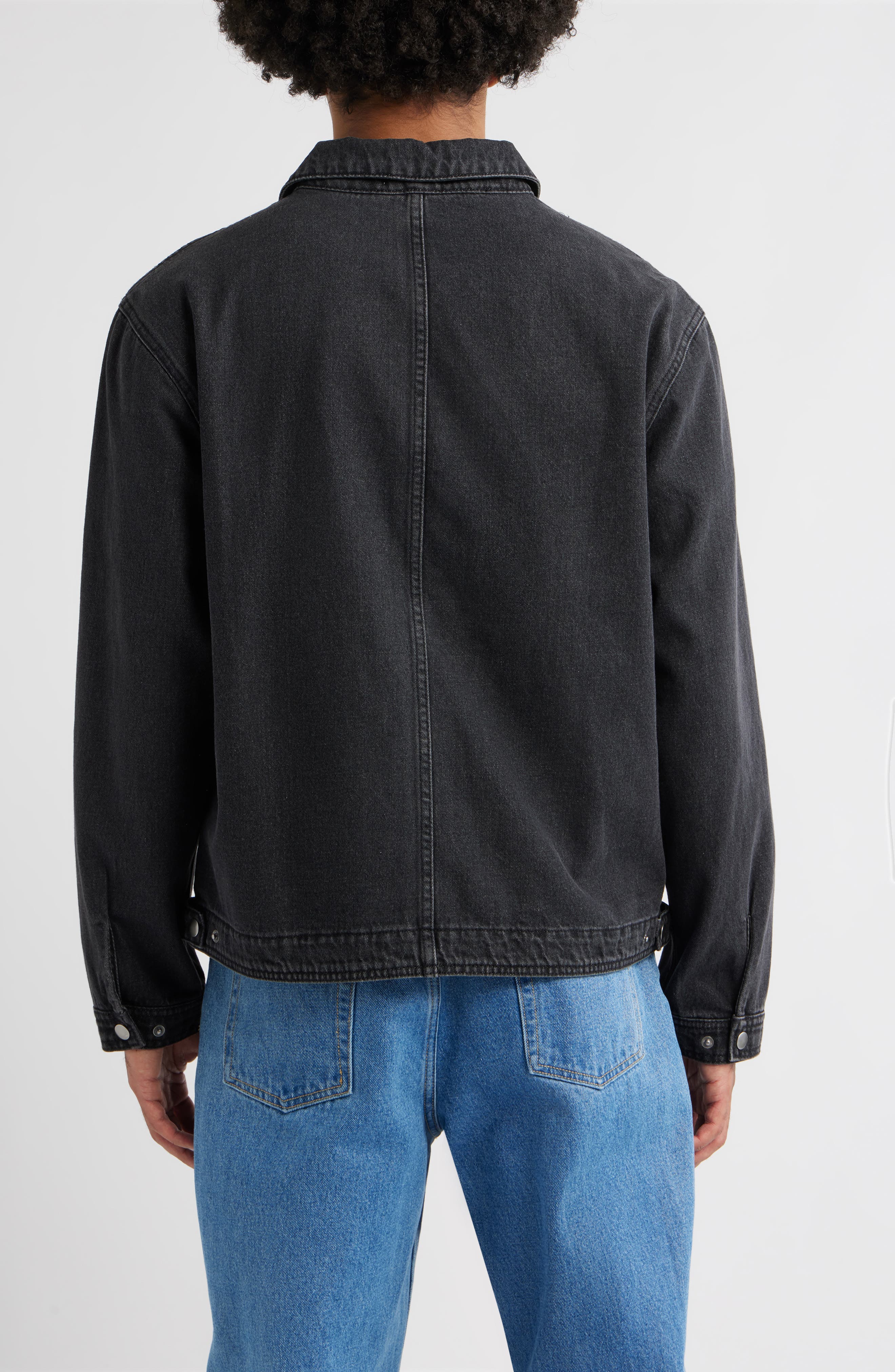 Denim Zip Jacket - image 2