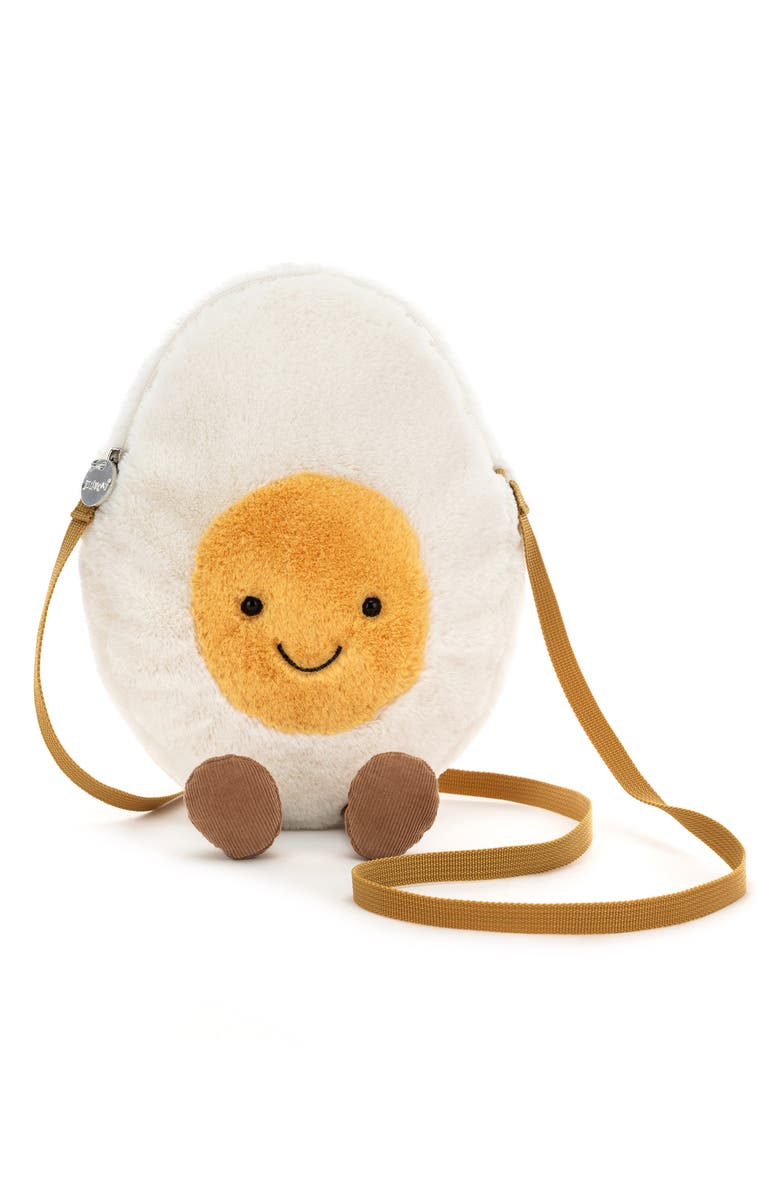 Jellycat Amusable Happy Boiled Egg Bag, Main, color,