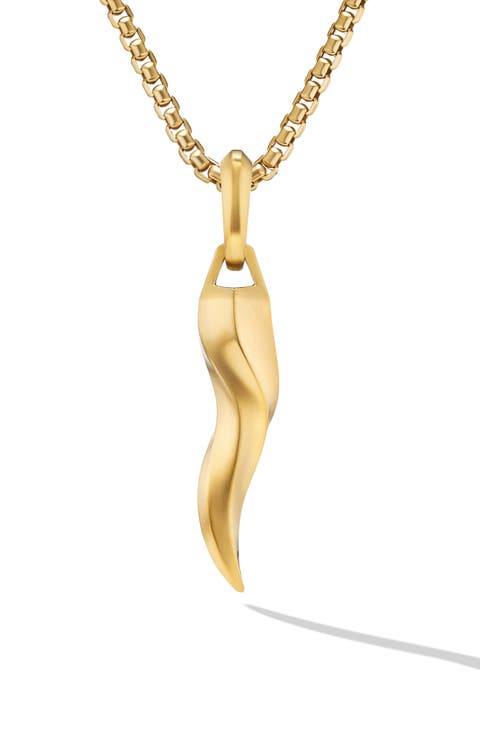 Cornicello Amulet in 18K Yellow Gold