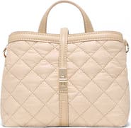 MZ Wallace Mini Astor Diamond Quilted Top Handle Bag