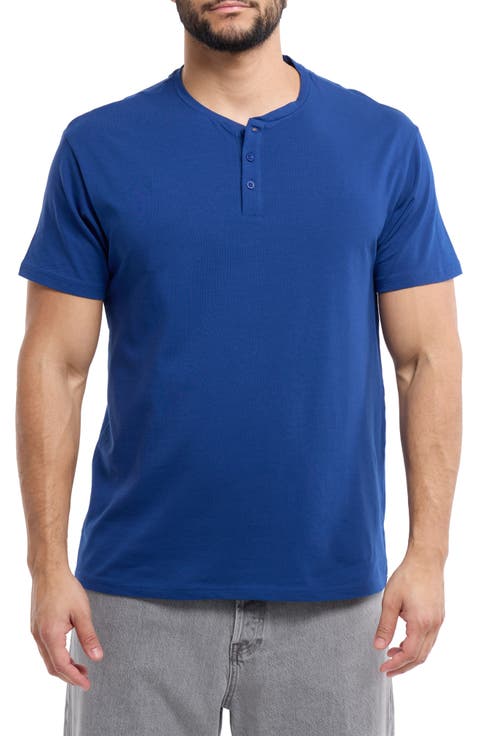 Short Sleeve Henley