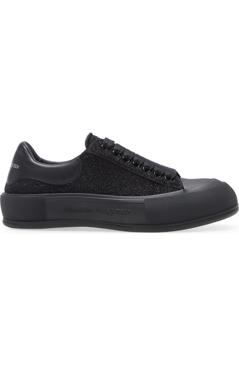 McQueen Alexander McQueen Deck Lace-Up Plimsoll, Alternate, color,