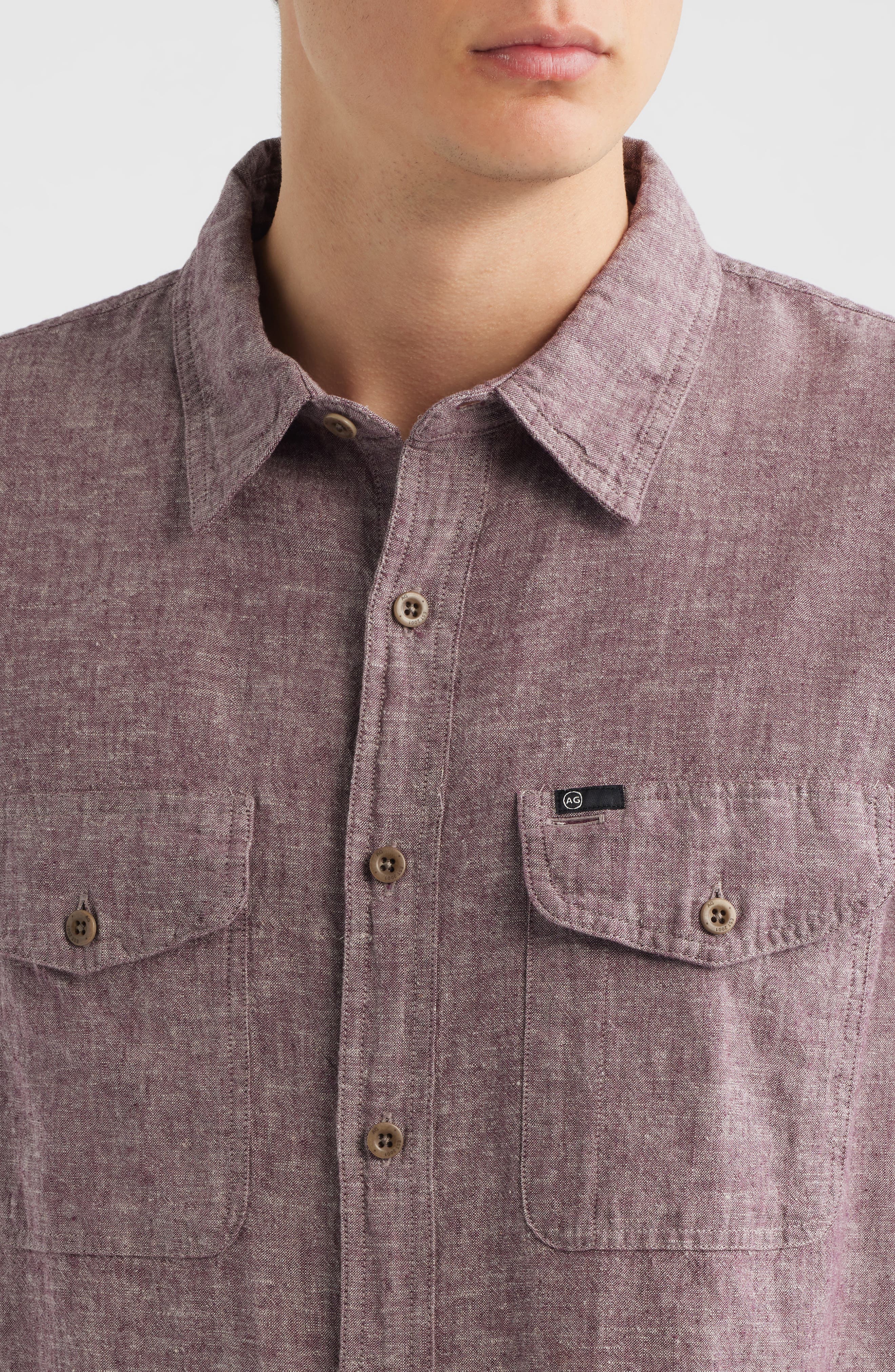 Miller CPO Linen & Cotton Button-Up Shirt - image 2