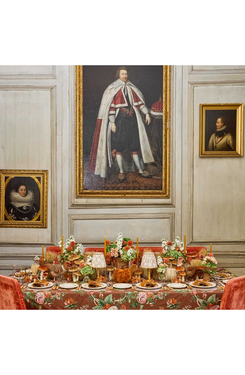 Mrs. Alice Lily Placemats, Alternate, color, Mustard