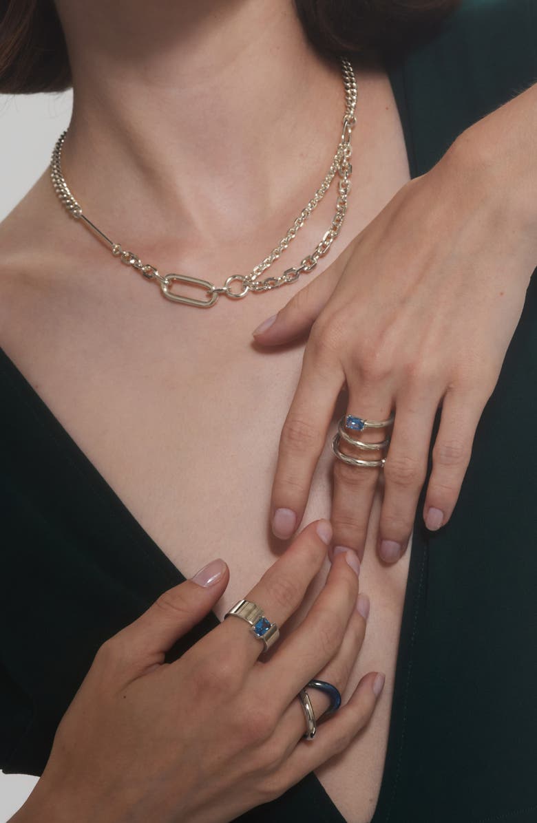 Lady Grey Maisie Necklace, Alternate, color, Silver