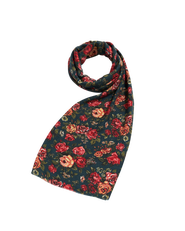 Fable England Roses Teal Pashmina Scarf