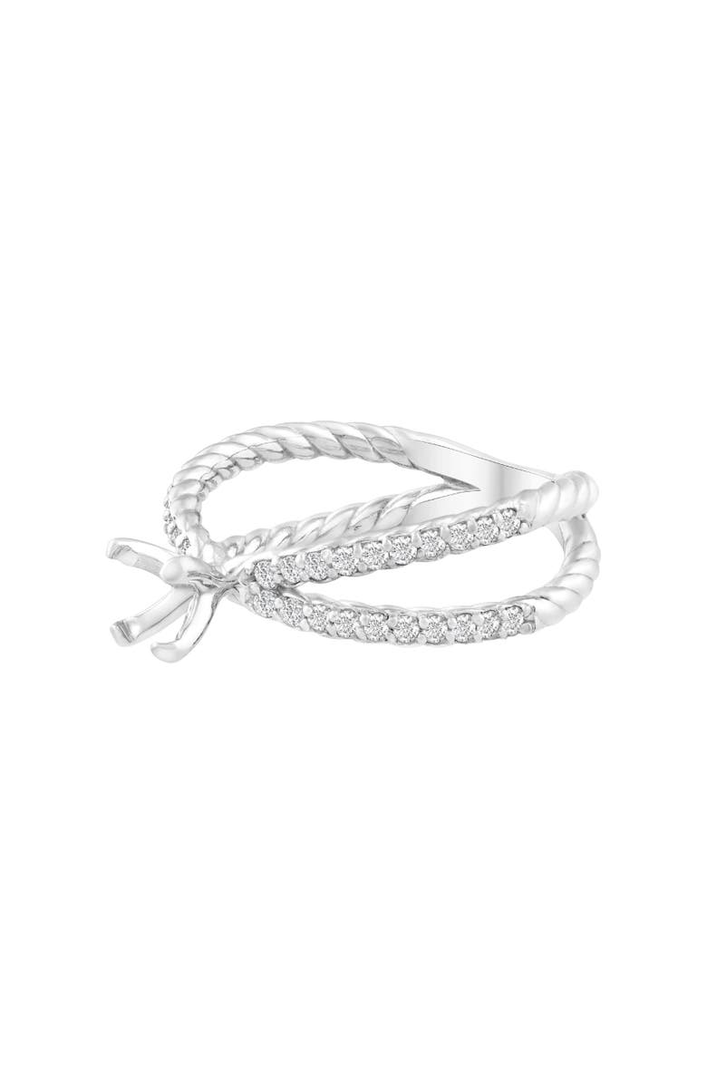 Bliss Diamond .40CT Lab Grown Diamond Semi Mount Engagement Ring Setting Gold Certified, Alternate, color, 