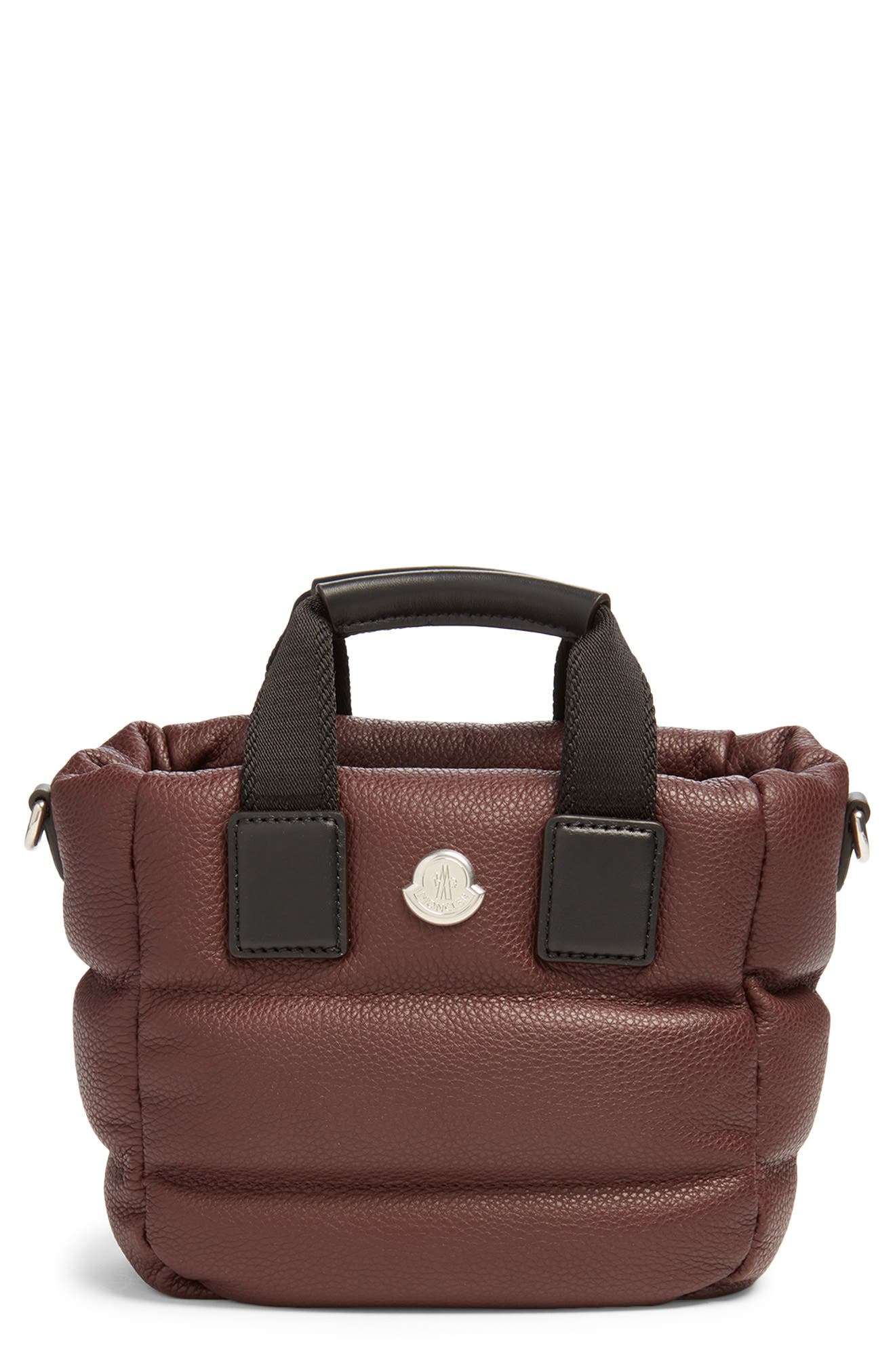 Moncler Micro Caradoc Puffer Tote, Main, color, Port Royale