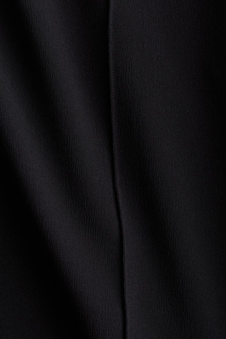 Jersey Barrel-leg Pants, Alternate, color, Black