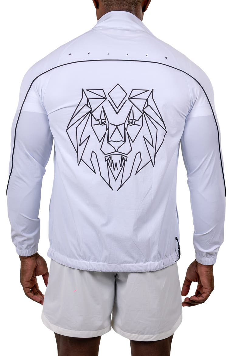 Performance Full Zip Athletic Jacket, Alternate, color, WHITE