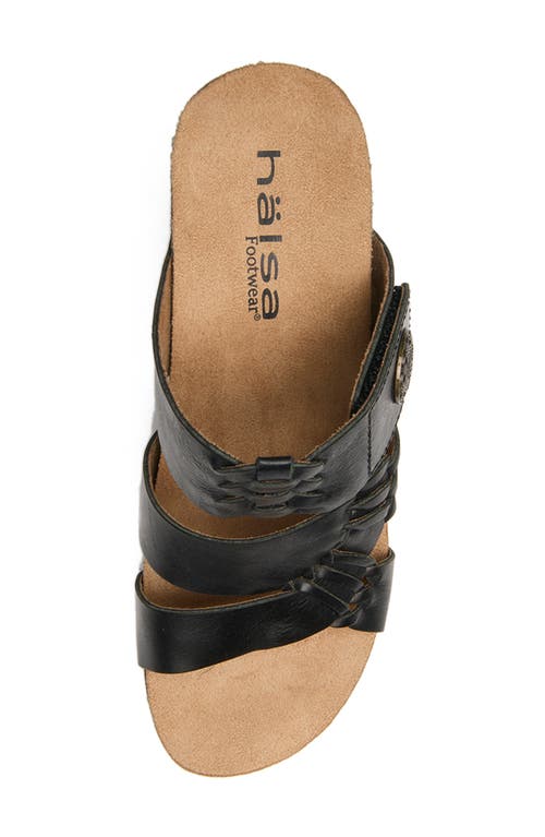 Shop Halsa Footwear Hälsa Footwear Genoa Wedge Sandal In Black