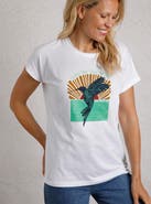 Weird Fish Fly Free Slub Graphic T-Shirt