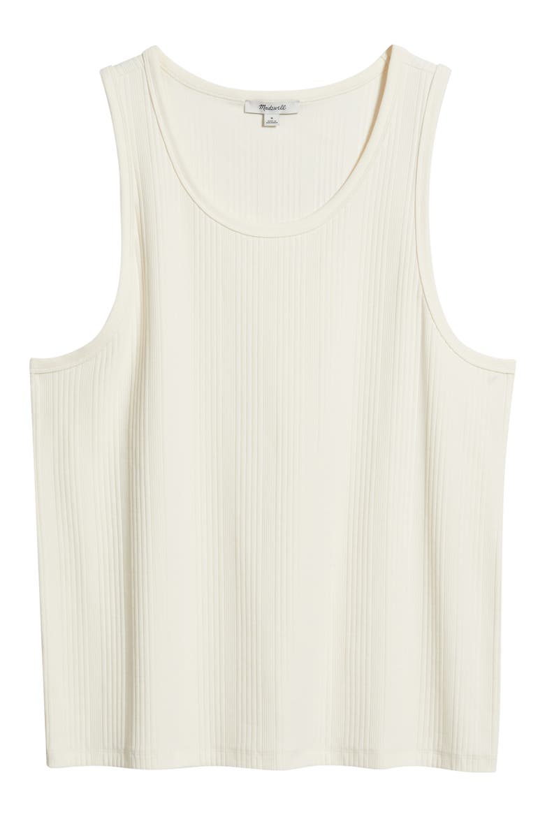 Textured Rib Tank, Alternate, color, BRIGHT IVORY