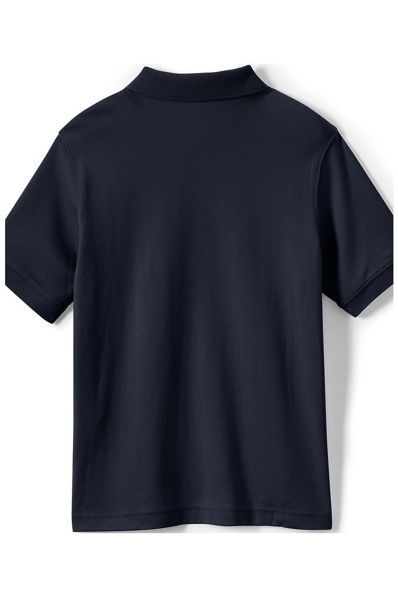 School Uniform Kids Short Sleeve Interlock Polo Shirt, Alternate, color, Classic Navy