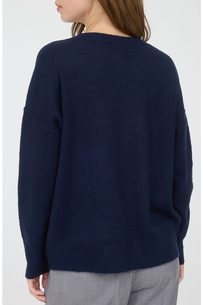 Crewneck Sweater, Alternate, color, NAVY