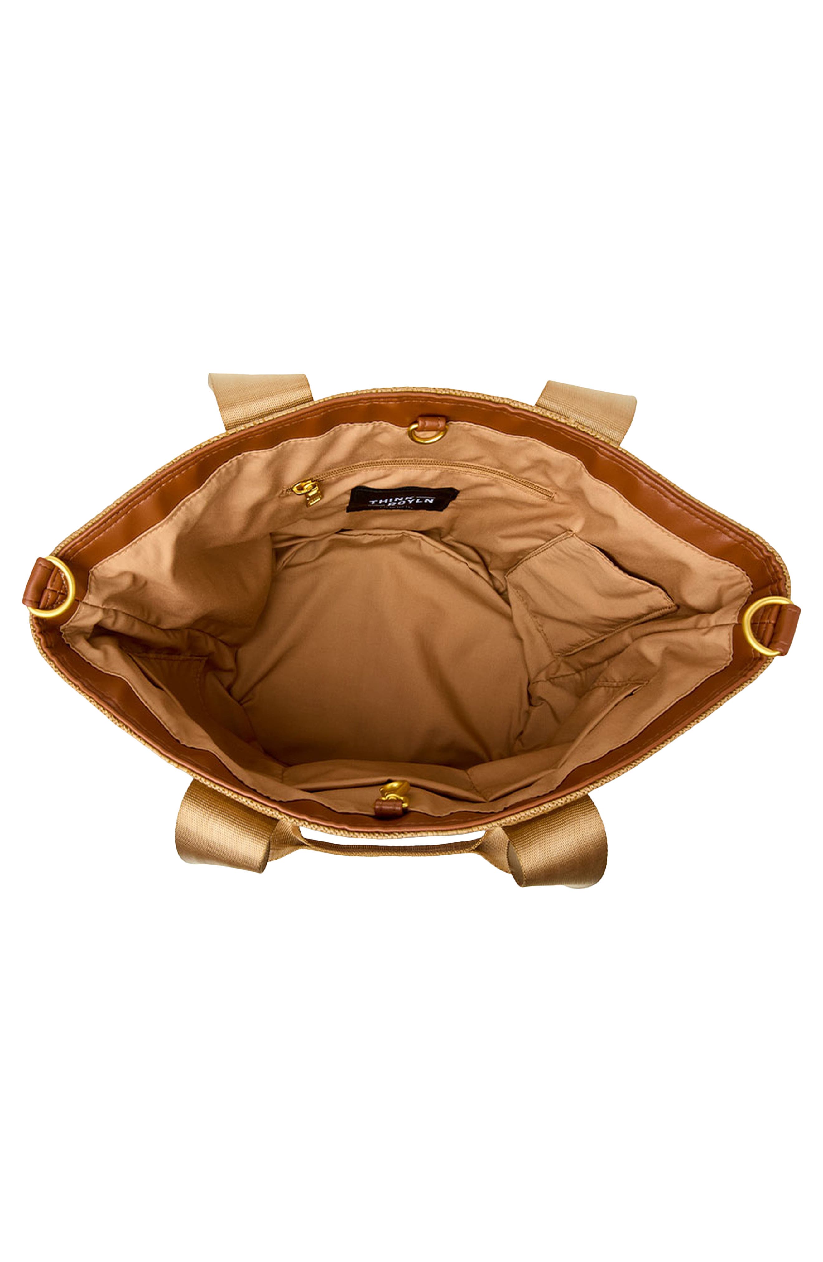 THINK ROYLN Riviera Raffia Bucket Tote, Alternate, color, Sand Dune Raffia