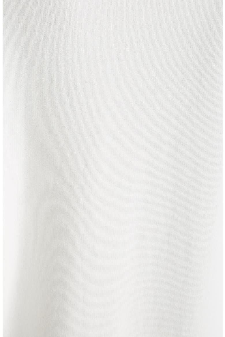 Asymmetrical Ruffle Long Sleeve Shift Dress, Alternate, color, WHITE