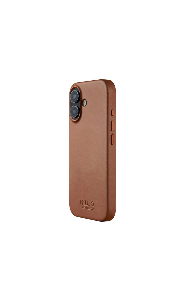 MUJJO Full Leather Case for iPhone 17, Alternate, color, Tan