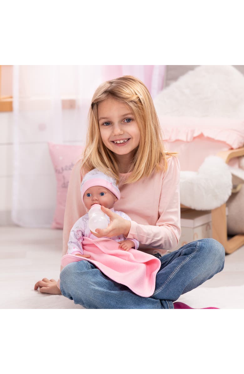 Bayer Design Reborn 15 Inch Baby Doll Set White Pink Elephant, Alternate, color, Multicolored